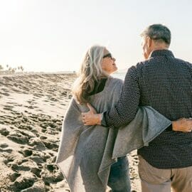 CBD for Parkinson's Disease Walking on Beach